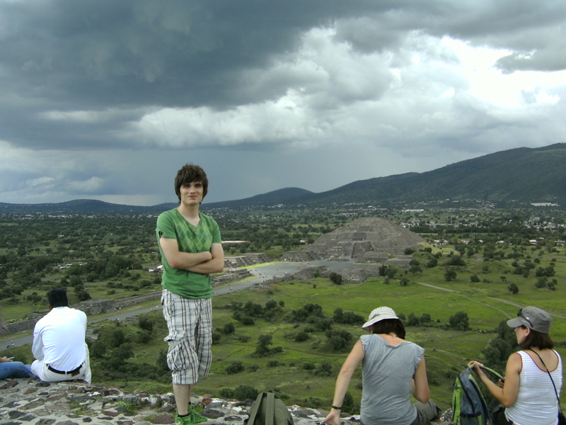 Martin à Téotihuacan, Mexique